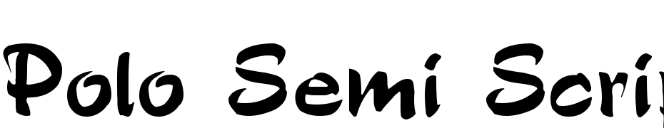 Polo Semi Script Yazı tipi ücretsiz indir
